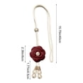 thumbnail image 3 of Inerposs Camellia Curtain Tiebacks, Adjustable Curtain Accessories, Pearl Tying Cord for Home Decor, Modern Window Tiebacks to Enhance Aesthetic, Elegant Curtain Holdbacks for Living Room, 3 of 6