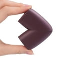 thumbnail image 2 of Winthome Baby Proofing Corner Guards Set Table Furniture Edge Corner Protectors, 2pcs 2m Edges+8pcs Corners+2pcs 3m Tapes, Non-Toxic Soft with Thick Foam(Brown), 2 of 7