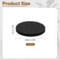 thumbnail image 2 of Round Felt Furniture Pads, 72Pack 1" Dia x 0.12" Thick Adhesive Backed Felt Non-slip Anti-scratch Felt Pads Chair Leg Protectors for Protecting Hardwood Floor, Black, 2 of 7