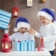 thumbnail image 4 of Gorro de Papá Noel, gorro de Navidad para adultos, mujeres, hombres, gorro de vacaciones de Navidad, 4 of 5