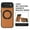 Brown, variant on Magnetic Case for iPhone Air, Wireless Charging, Rotatable Ring Holder Stand Military Grade Shockproof Protection Classic PU Leather Phone Cover for iPhone Air, Brown