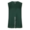 thumbnail image 2 of Mens Tank Top Beach Casual Pullover Solid Mid-length Halloween V-Neck Corset Costume Vest, 2 of 8