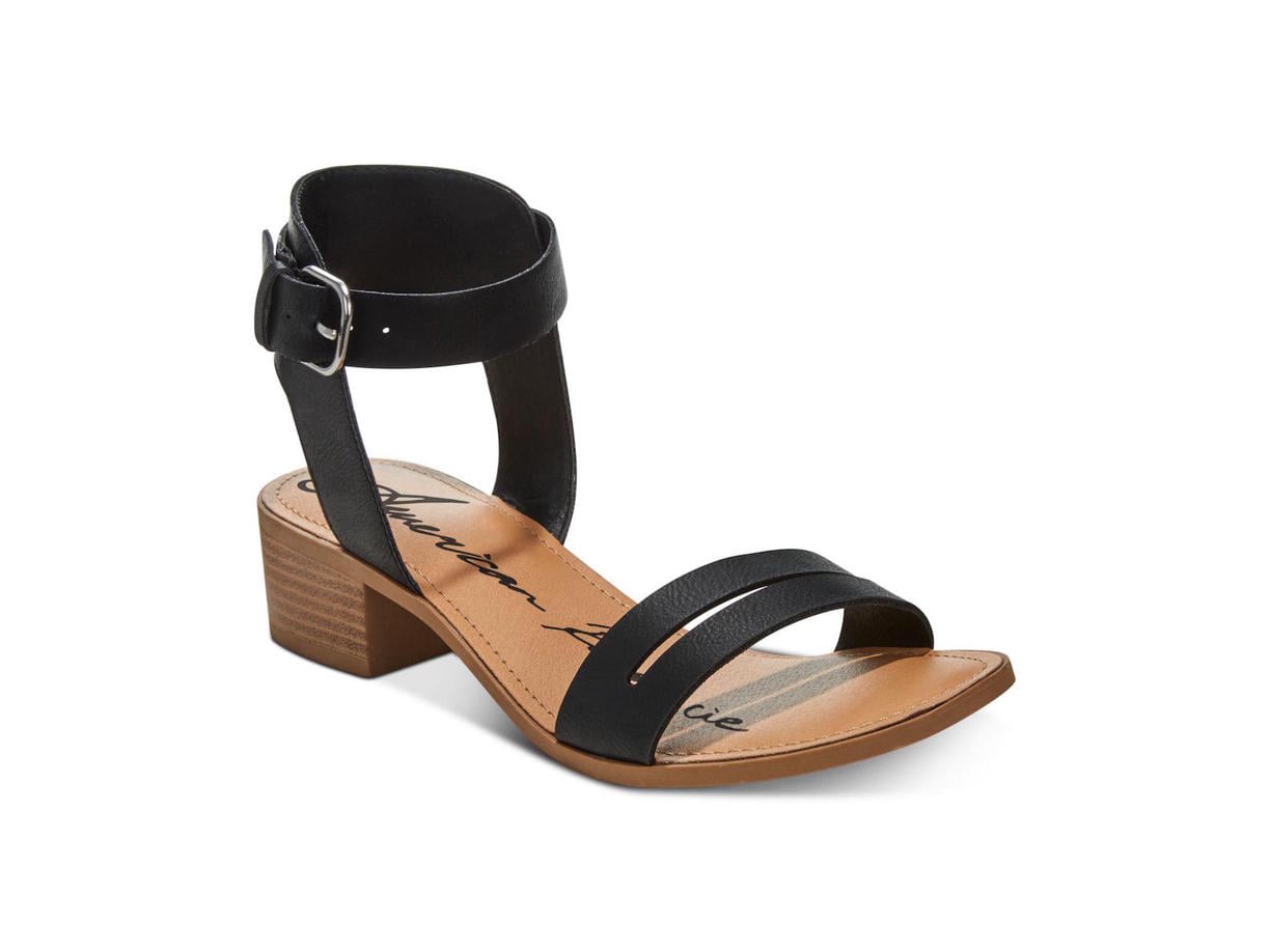 american rag ankle strap flats