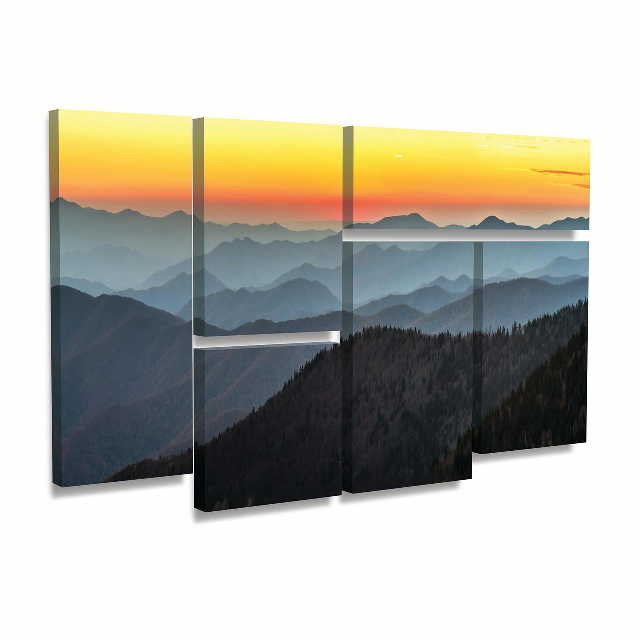 Trademark Fine Art 'Great Smoky Sunset' Canvas Art by Pierre Leclerc