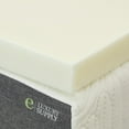 thumbnail image 3 of eLuxurySupply 1.5 Inch Memory Foam Mattress Topper - Temperature Regulating Mattress Pad - 2 lb Density for High Support - CertiPUR-US Certified - Twin Size, 3 of 6