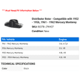 thumbnail image 2 of Distributor Rotor - Compatible with 1952 - 1956, 1961 - 1962 Mercury Monterey 1953 1954 1955, 2 of 2