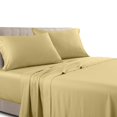 thumbnail image 1 of Royal Tradition Ensemble de Draps 300 Fils, 100 % Coton, 3 Pcs, Simple Extra Long TG, Poches Profondes, Or, 1 of 4