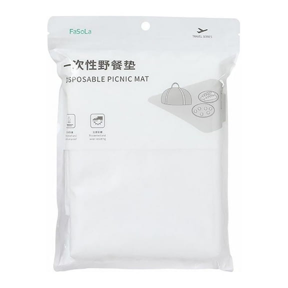 Beautynvta Disposable Picnic Mats, 59.1''x78.7'' Waterproof Foldable Picnic Mat, Disposable Outdoor Camping Beach Mat for Camping, Park, Travel, Grass