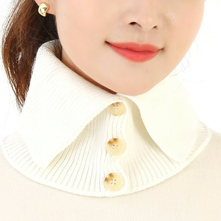 

COMEET Women Scarf Scarf Collar For Women Winter False Collar Scarfs for Women Neck Wrap Men Women Turtleneck Collar Scarf Knitted Elastic