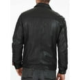 thumbnail image 2 of Noora New Men's Lambskin Black Leather Jacket With Zipper & Pocket | Casual Party Wear Jacket |, 2 of 5