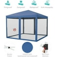 thumbnail image 3 of Pinypikaka 10'x10' Pop Up Canopy Tent with Mesh Netting and Roller Bag for Outdoor, 3 of 7