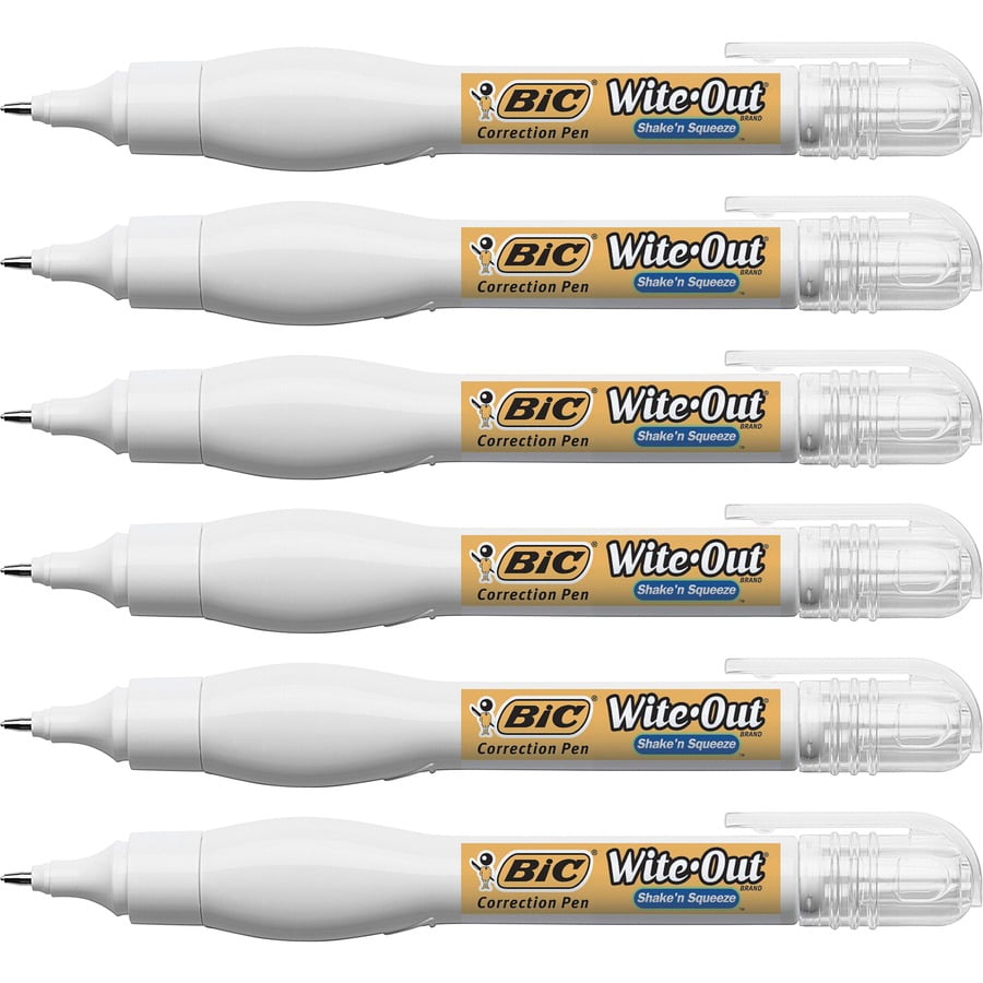 Mr Pen- Correction Fluid, Pack of 6, Correction liquid White