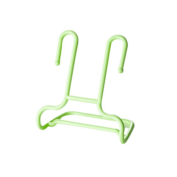 2 en 1 zapatos multifuncionales para niños, colgador de pie, estante de secado, zapatos de plástico, almacenamiento colgante, soporte para Almacenamiento y organización del hogar Verde NO3 Inteprter HA000505-04