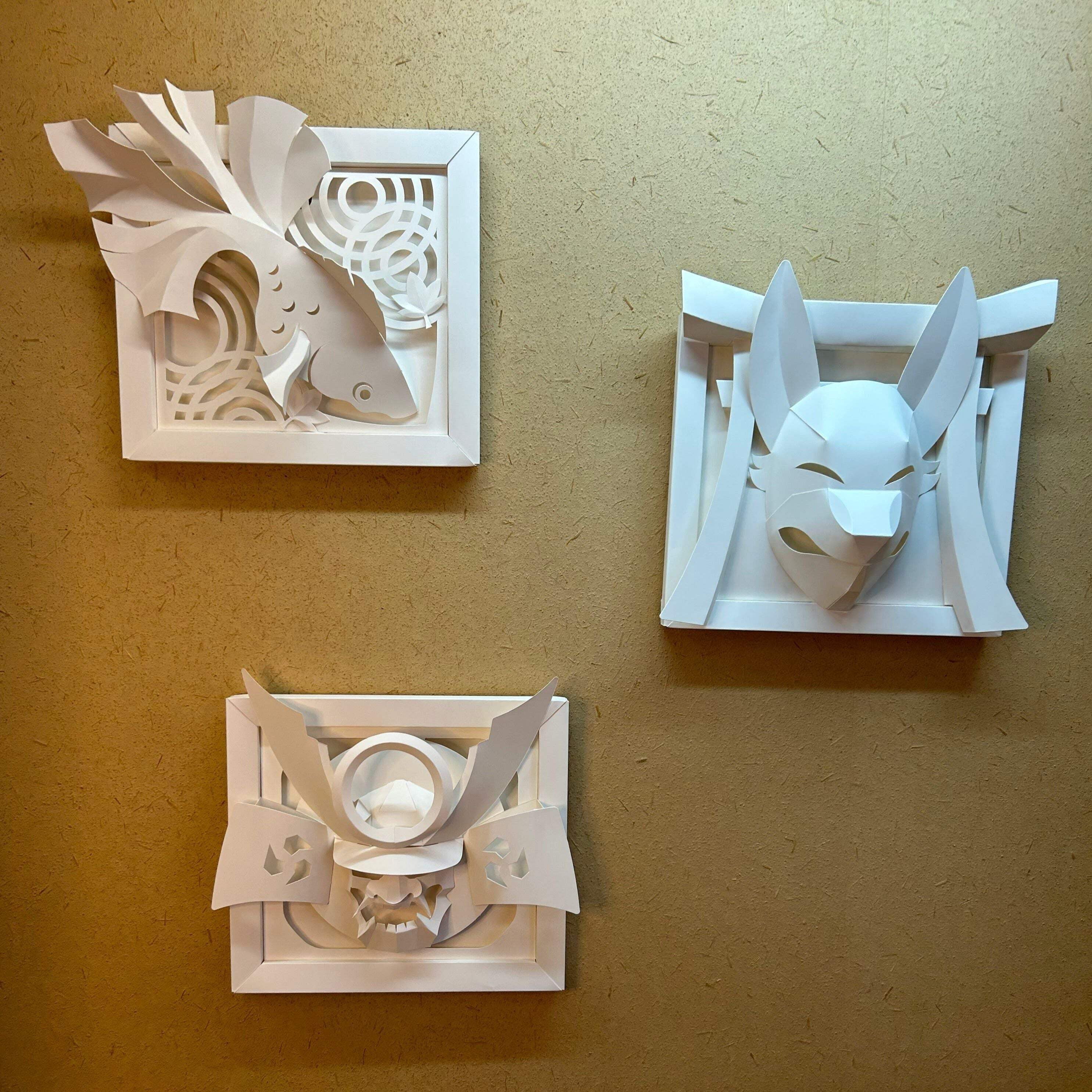 Kagurazaka Craft Goldfish Original Paper Craft Traditional Design Japan
