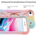 thumbnail image 4 of Case Compatible with iPhone 6 Plus/6S Plus ,iPhone 7 Plus /iPhone 8 Plus, 5.5 Inch with Ring Stand, Heavy-Duty Military Grade Shockproof Phone Cover (Rainbow Pink), 4 of 6