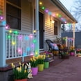 thumbnail image 2 of 40 LED Connectable Indoor Globes String Lights 20ft Indoor Colorful Frosted Globes String Lights with Remote Control 8 Patterns Easter String Lights, 2 of 6
