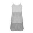 thumbnail image 4 of Ovzne Robes d'Été pour Femmes Robe Mode Rayée à Pois Col Rond Ajustable Robe de Vacances Imprimée Liquidation, 4 of 5