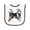 White and Black, variant on Inktastic Opa Little Helper Grandkid Baby Terry Cloth Bib