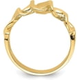 thumbnail image 2 of 14k Yellow Gold Cut-Out Freeform Ring - Ring Size 7.0, 2 of 8