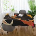 thumbnail image 3 of Yayeee Tablecloths 54" x 72" Rectangle Wrinkle Resistant Party Table Cover, Black Fish Pattern, 3 of 8