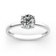 thumbnail image 5 of Eclet Jewels 14K White Gold Plated Ring - 1.8 Ct Round Cut Wedding Diamond Rings - Solitaire Engagement Sterling Silver Ring for Her - Dainty Engagement Wedding Diamond Ring - Daily Wear Fine Jewelry, 5 of 8