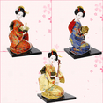 thumbnail image 3 of Muñeca de 12 pulgadas, decoración del hogar, artesanía tradicional, muñeca de seda, decoración de escritorio, postura en cuclillas y arrodillada, 3 of 6