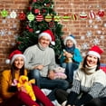 thumbnail image 7 of Christmas Wooden Ornaments Set 24Pcs Wooden Christmas Tree Hanging Ornament Decoration Pendants Home Party Decor (Red Green White), 7 of 7