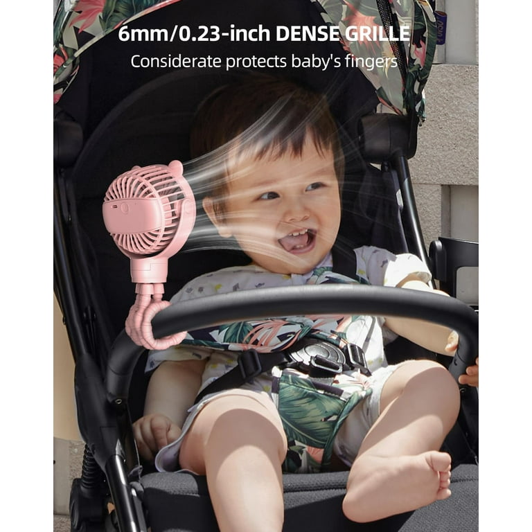 Clip on pushchair fan sales