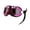 Pink, variant on UV400 Protection Dog Goggles, Windproof Anti-Dust Pet Sunglasses with Adjustable Elastic Strap, Scratch-Resistant Eye Protection Glasses for Small Medium Dogs Outdoor Cycling Beach Trips