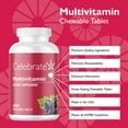 thumbnail image 2 of Celebrate Vitamins Bariatric Multivitamin Iron Free Chewables, Grape, 60 Count, 2 of 5