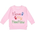 thumbnail image 2 of Inktastic I Love My Meemaw Toddler Sweatshirt, 2 of 4