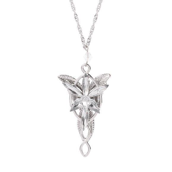 Jinsinto The Lord of the Rings Lady Arwen Evenstar Inspiration Collection Plating Pendant with 50.8cm Chain Necklace