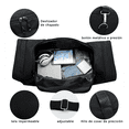 thumbnail image 2 of Gran Capacidad Maleta  Bloosom Deportiva Bolso Fitness Moda Negro, 2 of 5