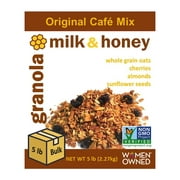 Milk & Honey Granola, Original Cafe Mix, Non-GMO Project Verified, Women-Owned Company, 5 LB Bulk Bag