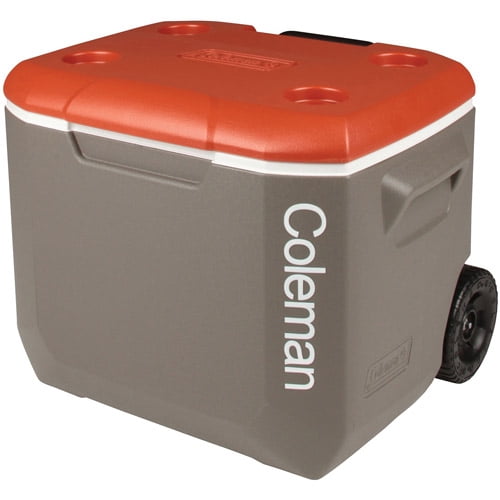 coleman 45 qt wheeled cooler