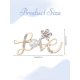thumbnail image 2 of 1 broche de aleación de zinc con forma de corazón y diamantes de imitación, con perlas de resina decorativas., 2 of 3