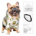thumbnail image 4 of Uemuo Lovely Avocado for Winter Dog Hoodie Sweatshirts with Pockets Warm Dog Clothes for Small Dogs Chihuahua-Medium, 4 of 8