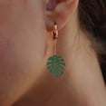 thumbnail image 4 of 50pcs Monstera Leaf Charms Leaves Azules Cachuelas de metal de hojas huecas Charmas de joyería de bricolaje, 4 of 6