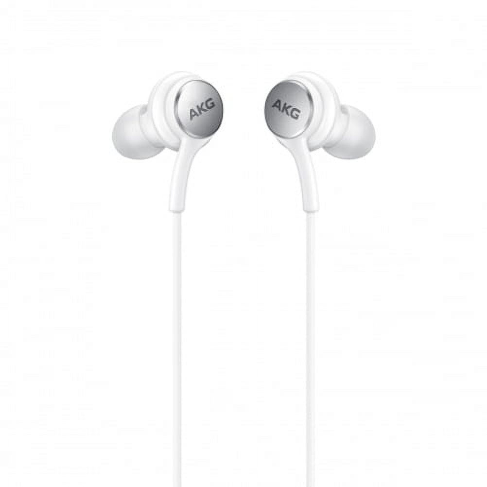 AKG TYPE-C Earphones for Google Pixel 5 Phone - OEM Headphones USB-C Earbuds w Mic Headset White Handsfree Earpieces G6G Compatible With Google Pixel 5
