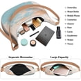 thumbnail image 3 of Shoulder Bag Abstract Geometry Colorful Sling Crescent Bag for Unisex Women Men Casual Dumpling Bag Casual Handbag Adjustable Strap, 3 of 5