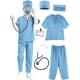 thumbnail image 3 of Conjunto de disfraz de médico para niños, traje quirúrgico, uniforme para niños y niñas, disfraz de Halloween, 3 of 5