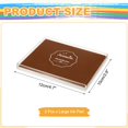 thumbnail image 2 of Uxcell 2Pcs Large Coffee Stamp Ink Pad, 3.9x4.7 Inch Washable Craft Finger Stamps Pad for Paper Wood Fabric Inkpad DIY Card Making, 2 of 7
