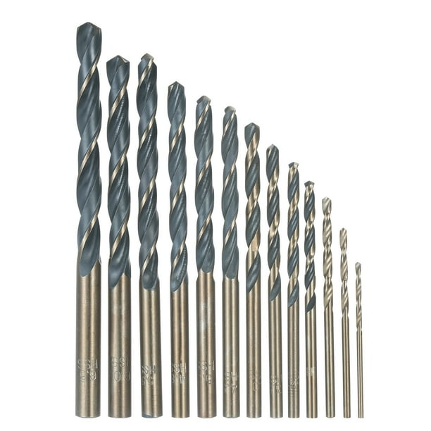Broca de acero de alta velocidad de 13 piezas Broca giratoria HSS de metal duro