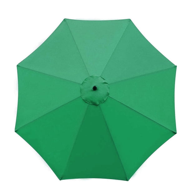 Sombrilla de jardín, impermeable, para patio, de repuesto, de poliéster, para exteriores, parasol, cubierta de dosel, verde oscuro