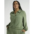 thumbnail image 3 of Sofia Jeans Women's and Women's Plus Utility Blouse with Long Sleeves, Sizes XS-4X, 3 of 5