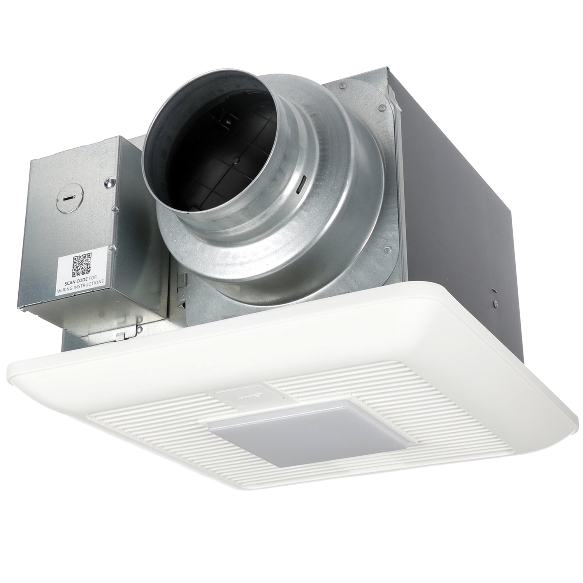 Panasonic WhisperWarm DC Bathroom Vent Fan and Heater Combo Bath Extractor 50 80 110 CFM Ceiling Exhaust Walmart