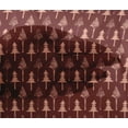 thumbnail image 4 of oneOone Viscose Chiffon Fabric Floral & Flying Swan Block Print Fabric BTY 42 Inch Wide, 4 of 4