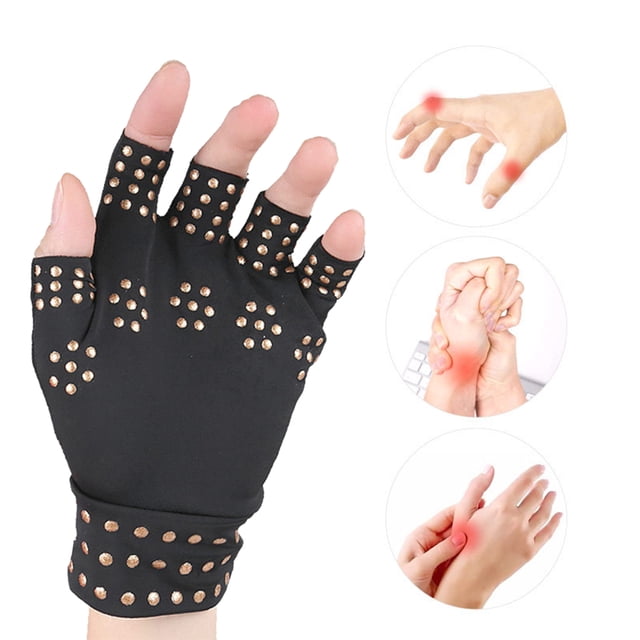 Guantes de Compresión para Artritis Ndcxsfigh Terapia de Alivio del Dolor Negro