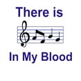 thumbnail image 2 of CafePress - There Is Music In My Blood Body Suit - Baby Light Bodysuit, Size Newborn - 24 Months, 2 of 4