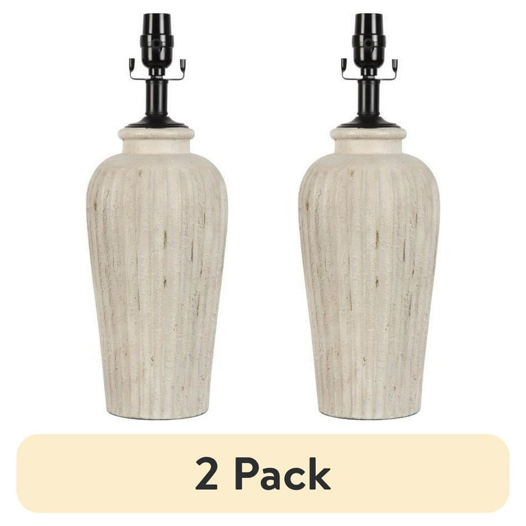 Better Homes & Gardens Large Ribbed Ceramic Table Lamp photo 1